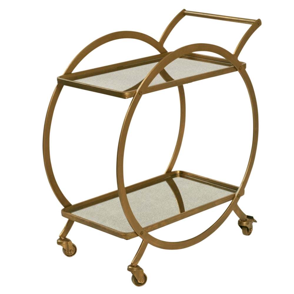 Amalfi Walter Drink Trolley - Gold