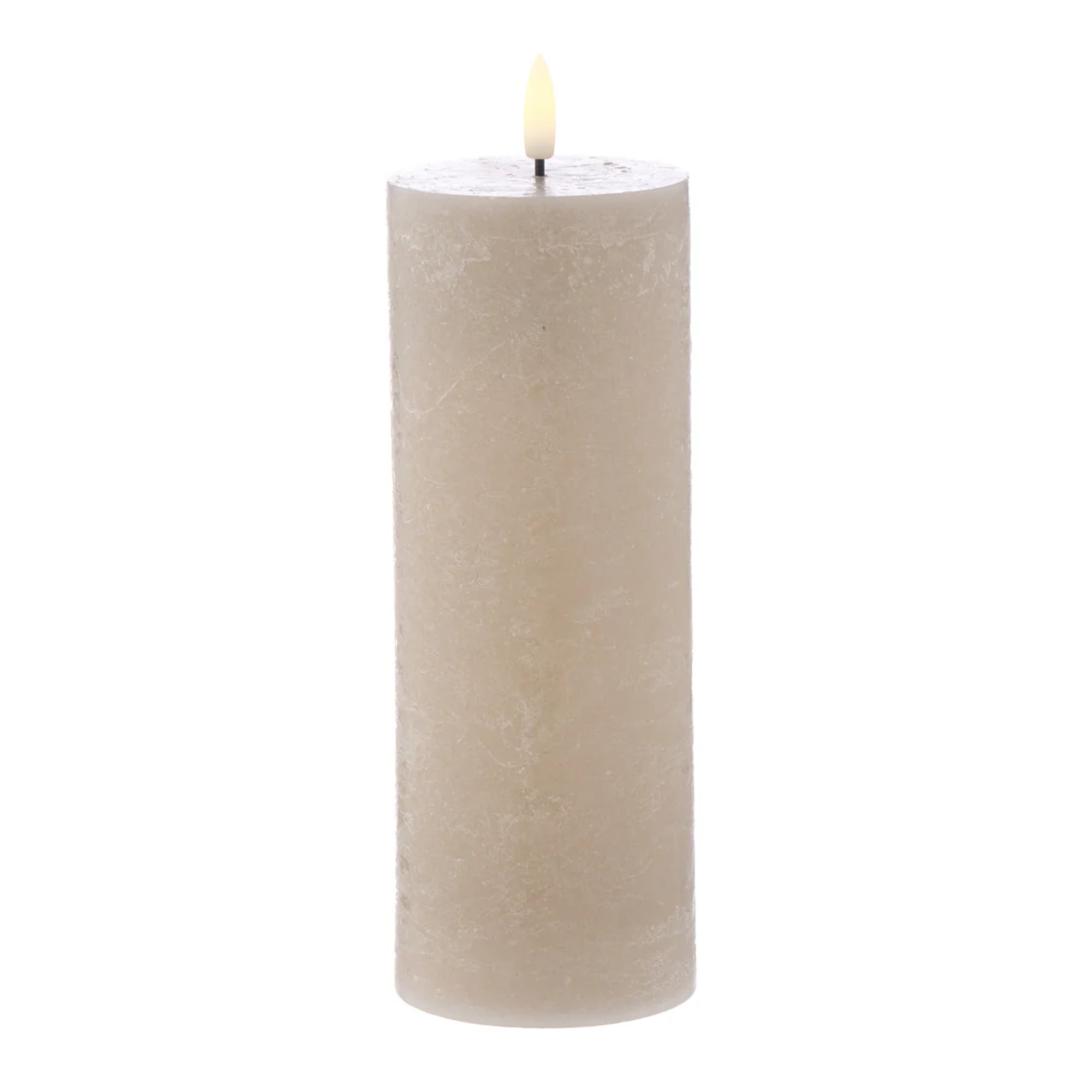 Amalfi Hughe LED Flickering Candle 6 Pack - Taupe