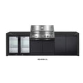 Crossray XPLor Silver TCX4FL in-built Gas BBQ