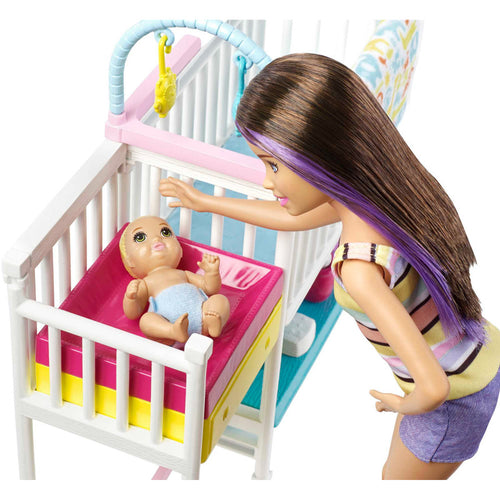 Barbie Skipper Playset -Nap n Nurture Nursery