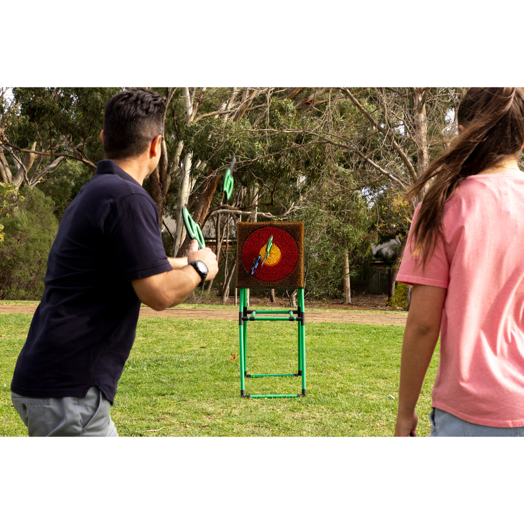 Go Play! 2-in-1 Axe Throw & Archery Set
