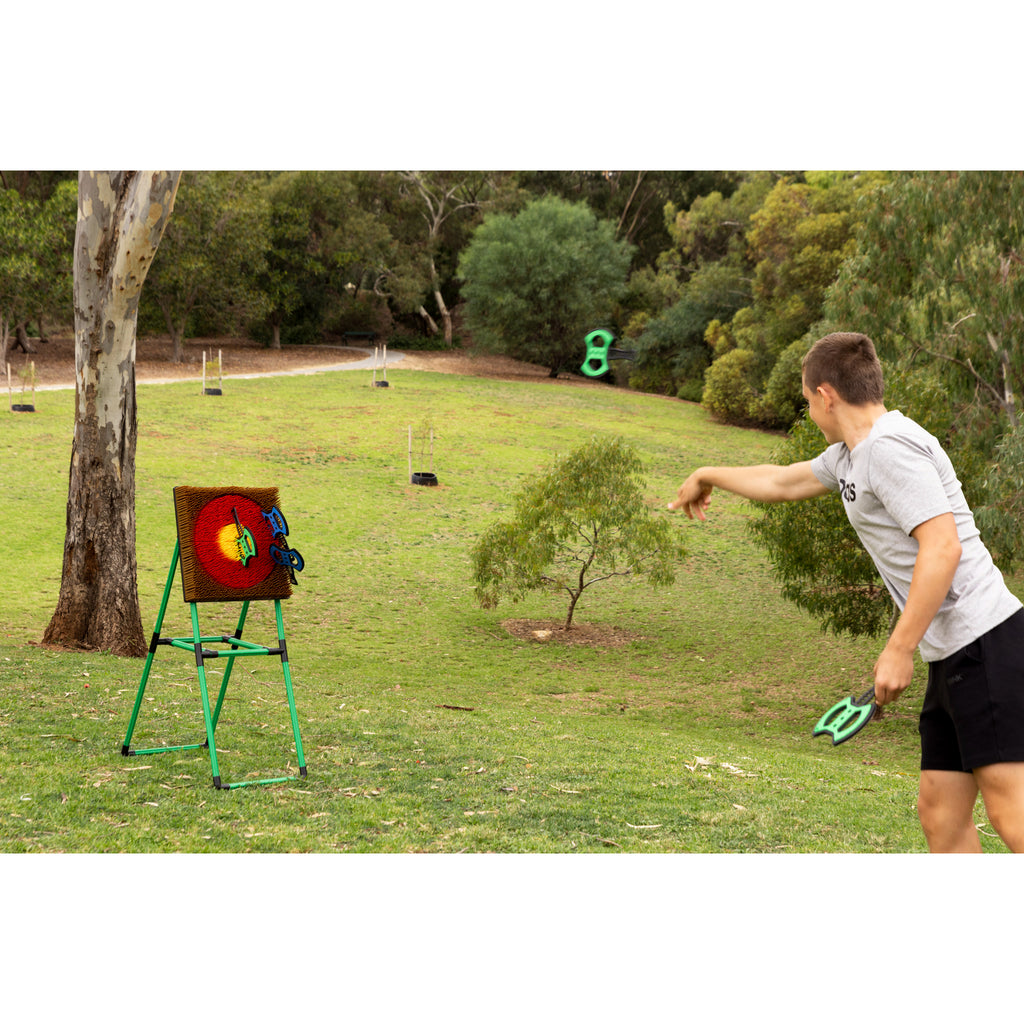 Go Play! 2-in-1 Axe Throw & Archery Set