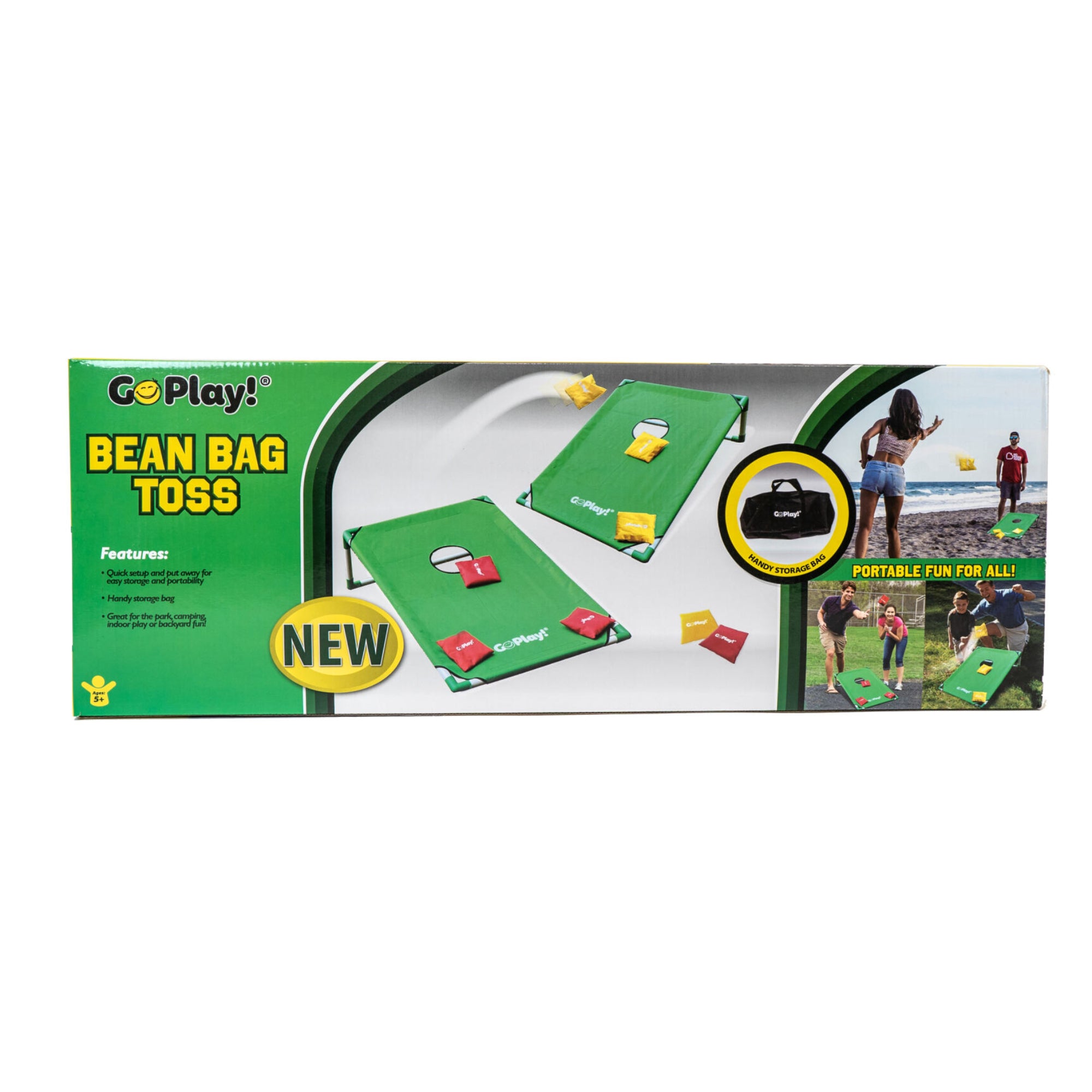 Go Play! Fabric Bean Bag Toss game- Green