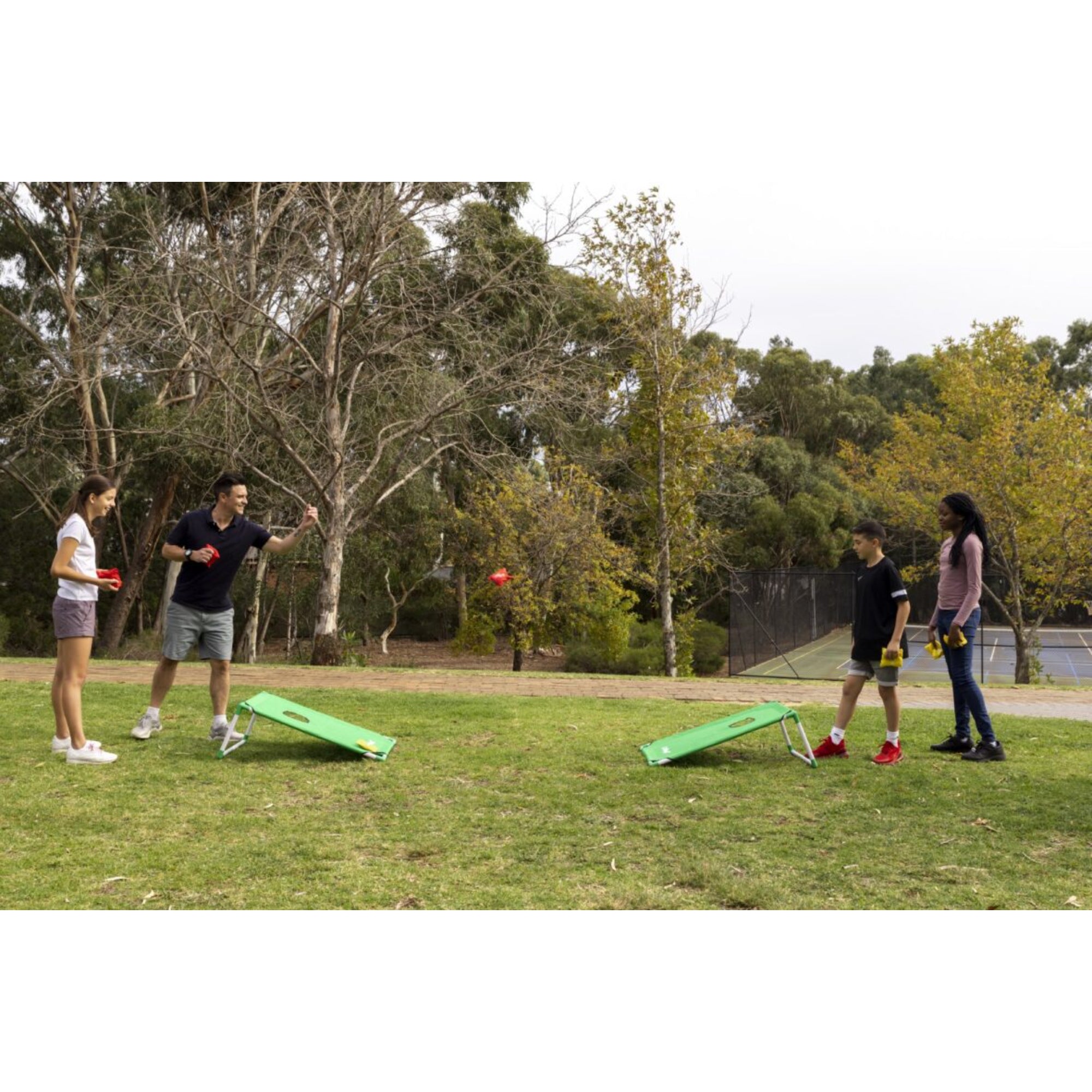 Go Play! Fabric Bean Bag Toss game- Green