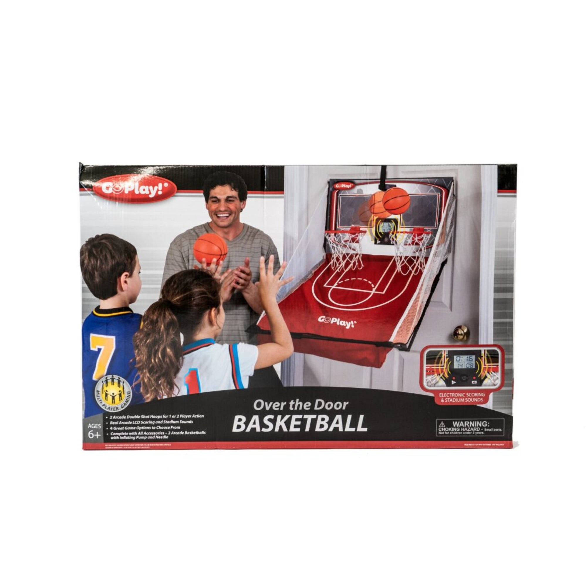 Go Play! 2 Player Basketball Game - Red