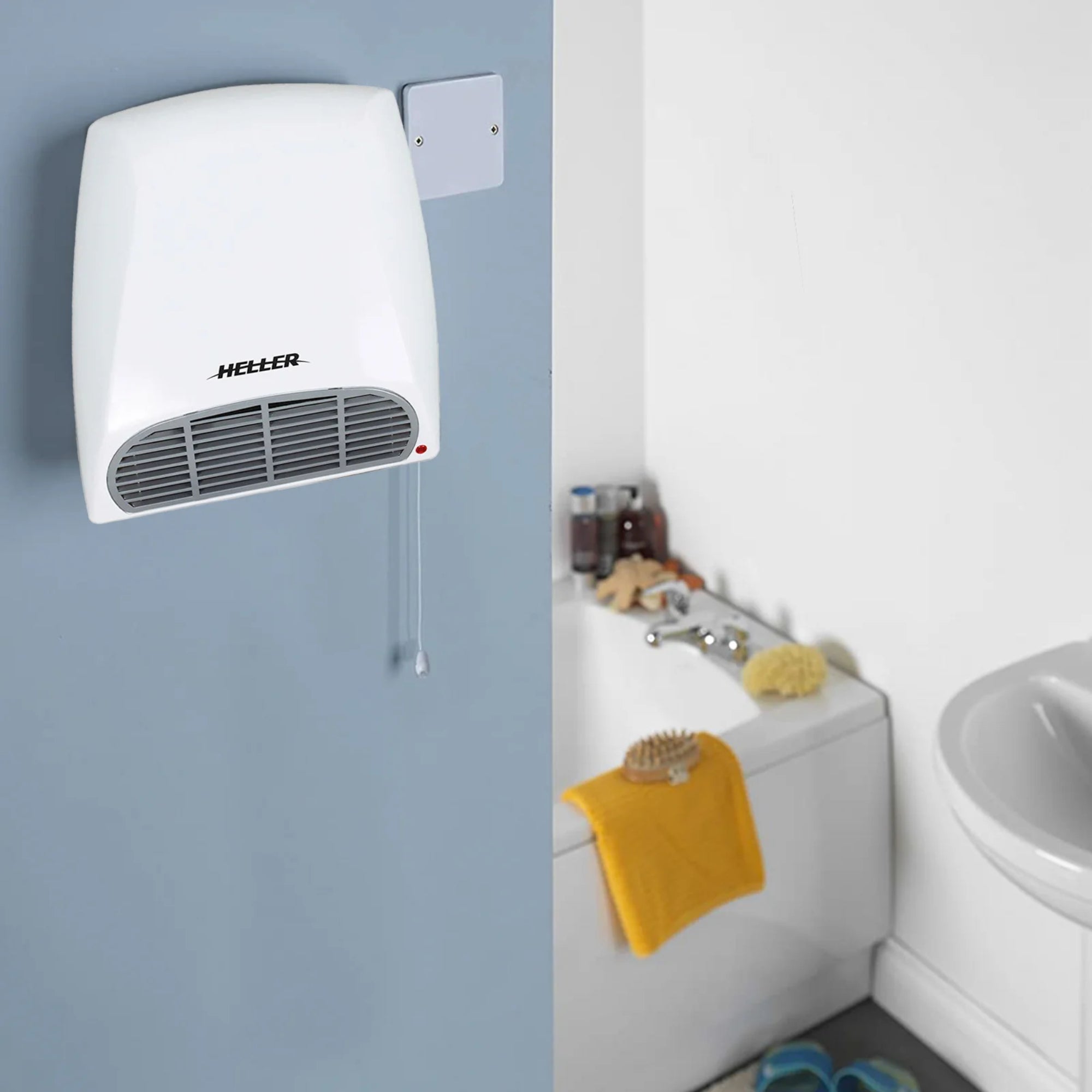 Heller 2000W wall mounted Bathroom Fan Heater - HBH2000