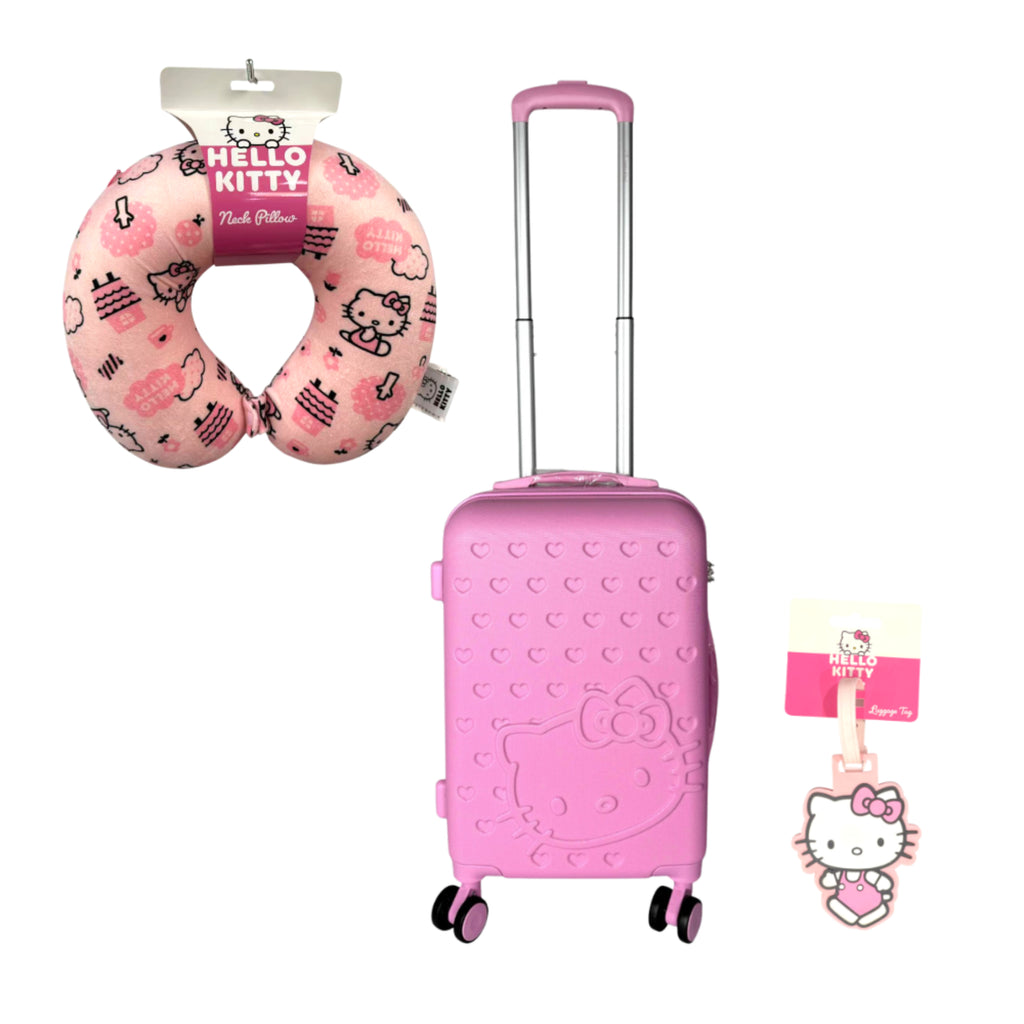 Hello Kitty 3 Piece Travel Set - Multicolour