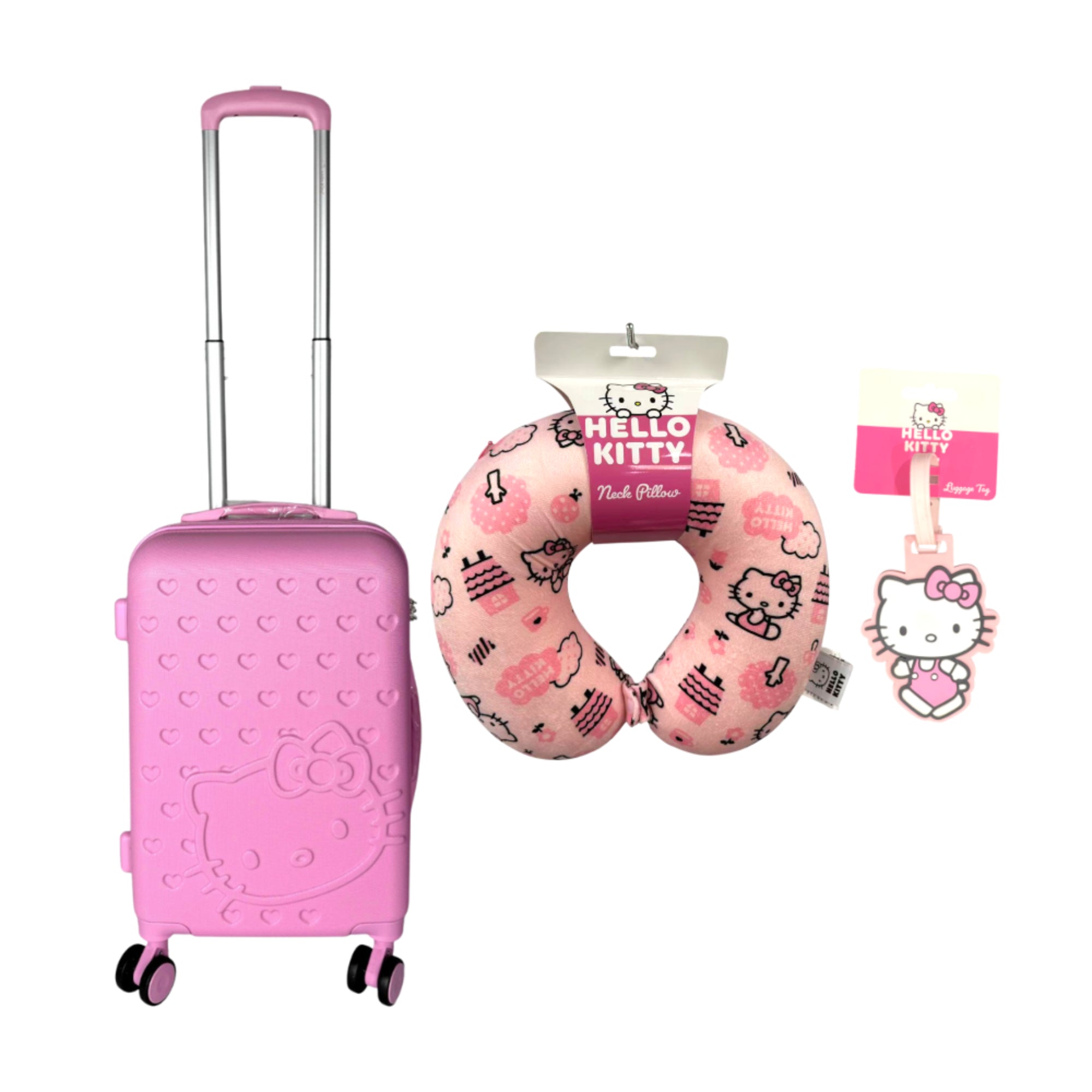 Hello Kitty 3 Piece Travel Set - Multicolour