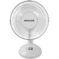Heller 23cm Desk Fan- 2-Speed, Oscillation/Tilt Adjustment - HHDF23S