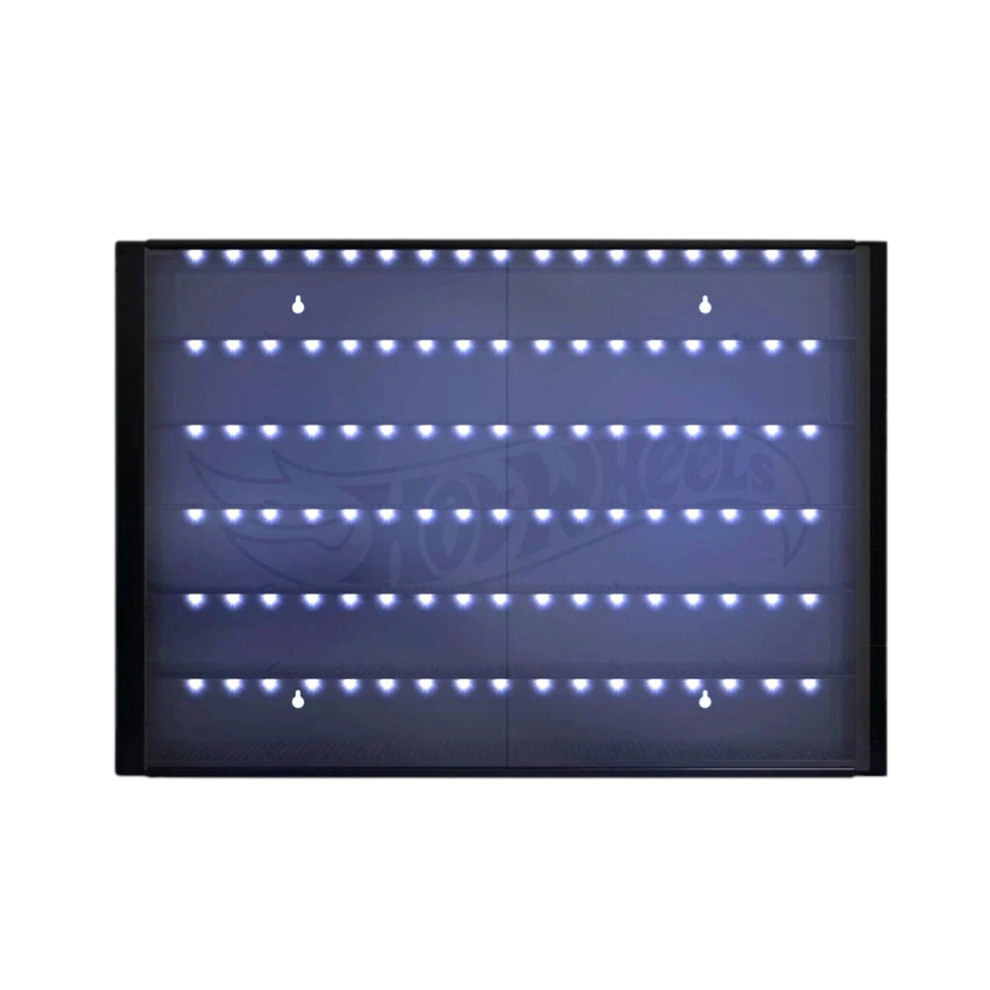 Hot Wheels 36 Car LED Display Case & Wall Sign Pack - Multi