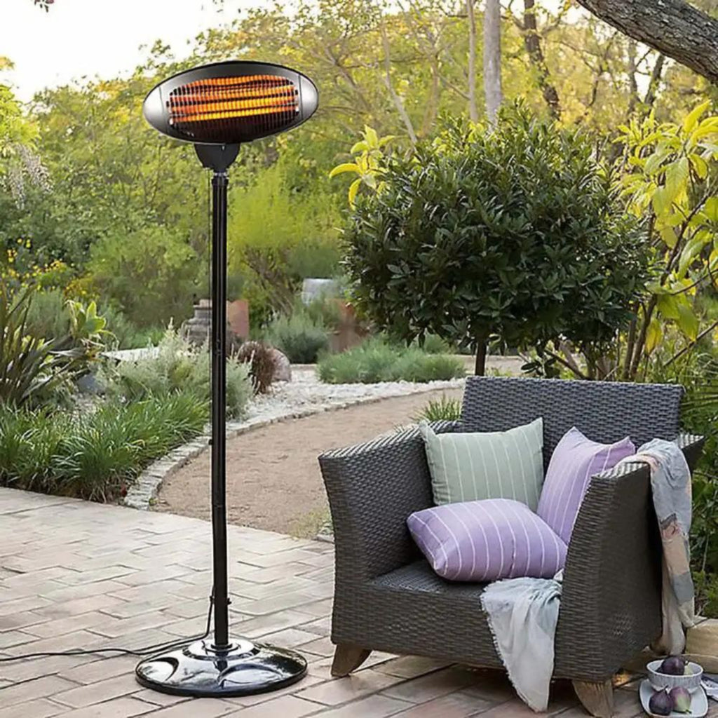 Heller 2000W Portable Electric Patio Heater/Floor Pedestal - HPH2000