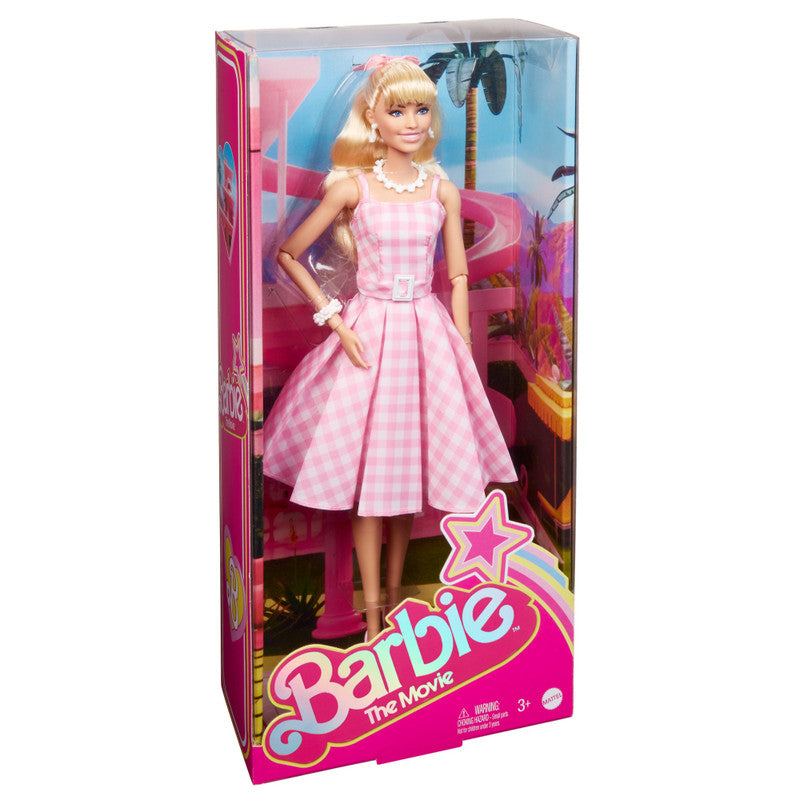 Barbie Pink Gingham Dress -Barbie The Movie-Pink