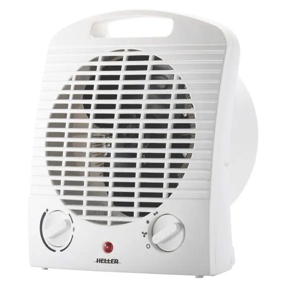 Heller 2000W Upright Fan Heater - Pack of 2 - White