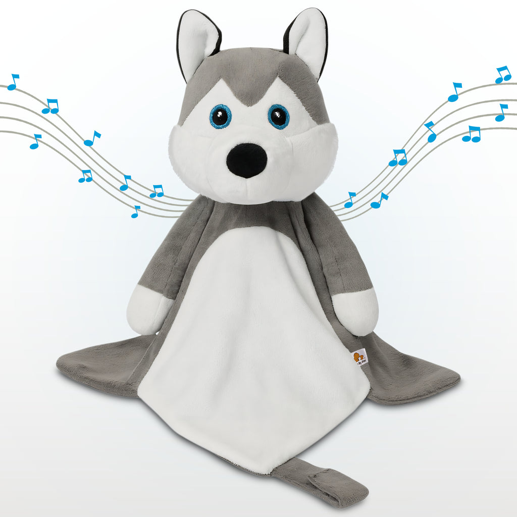Love By Emi Husky Musical Comforter - Grey/White