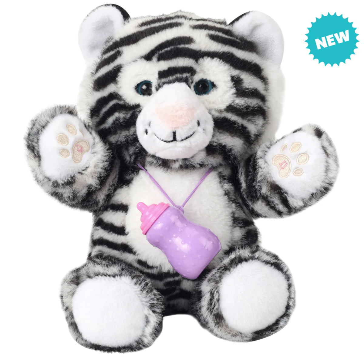 Love By Emi Interactive White Tiger - Black&White