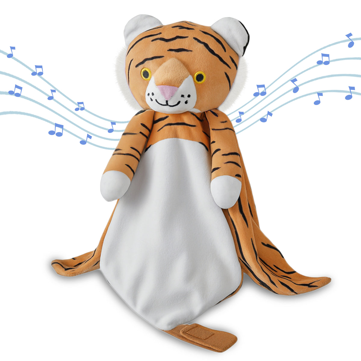 Love By Emi Tiger Musical Comforter - Orange