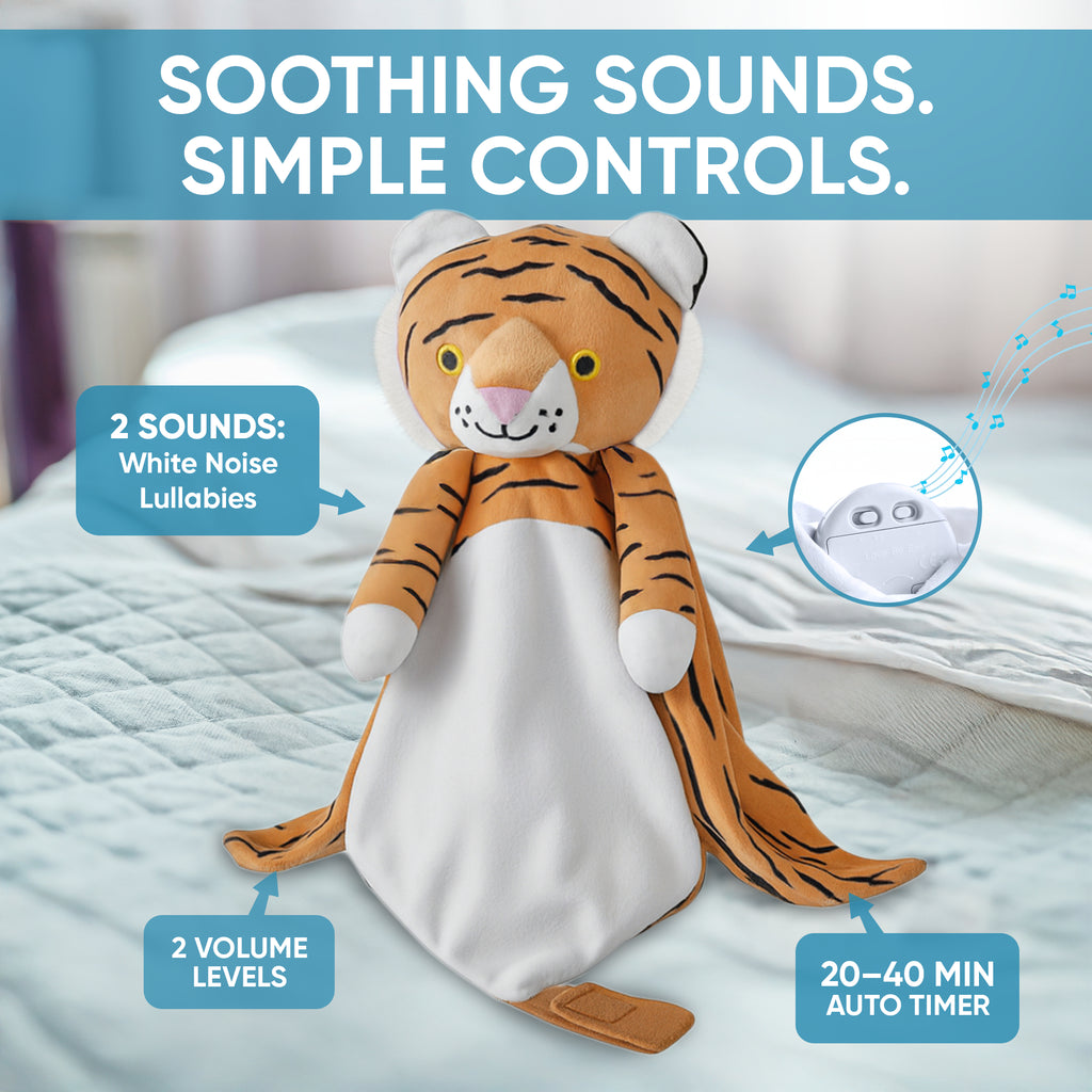 Love By Emi Tiger Musical Comforter - Orange