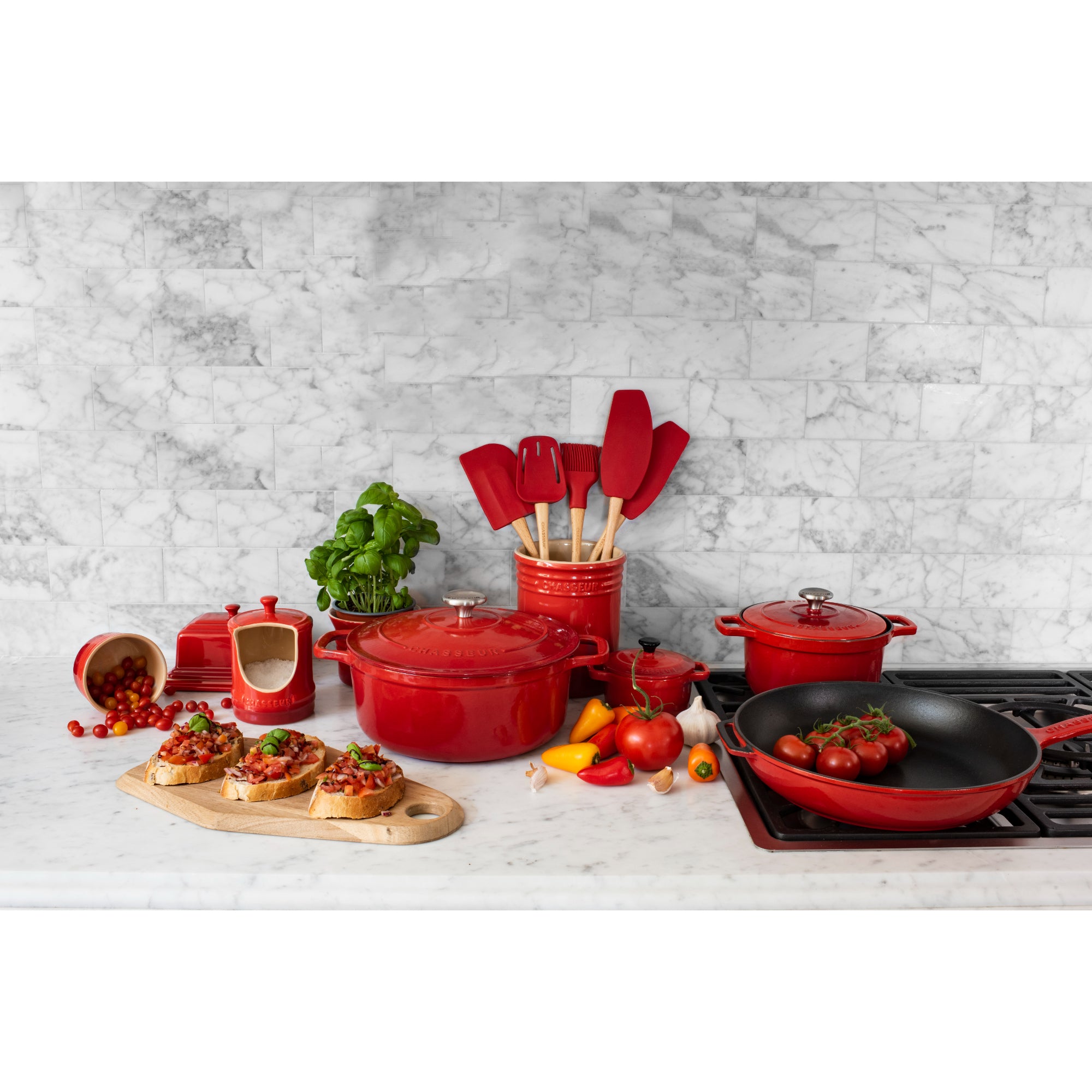 Chasseur Small Mixing Bowl - Inferno Red