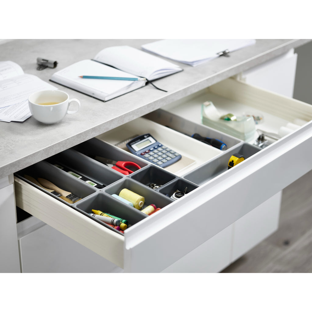 Joseph Joseph Blox 10 Piece Drawer Organiser Set - Grey