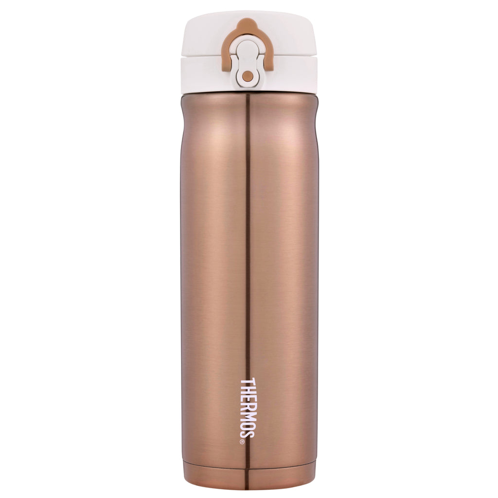 Thermos 470ml Vacuum Insulated Drink Bottle 2 Pack - Rose Gold & Matte Black