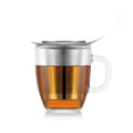 Bodum YO-YO Set 350ml Glass Mug and Tea Strainer - Clear