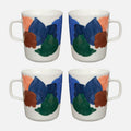 Marimekko Oiva/Pyykki 4 Piece Mug Set
