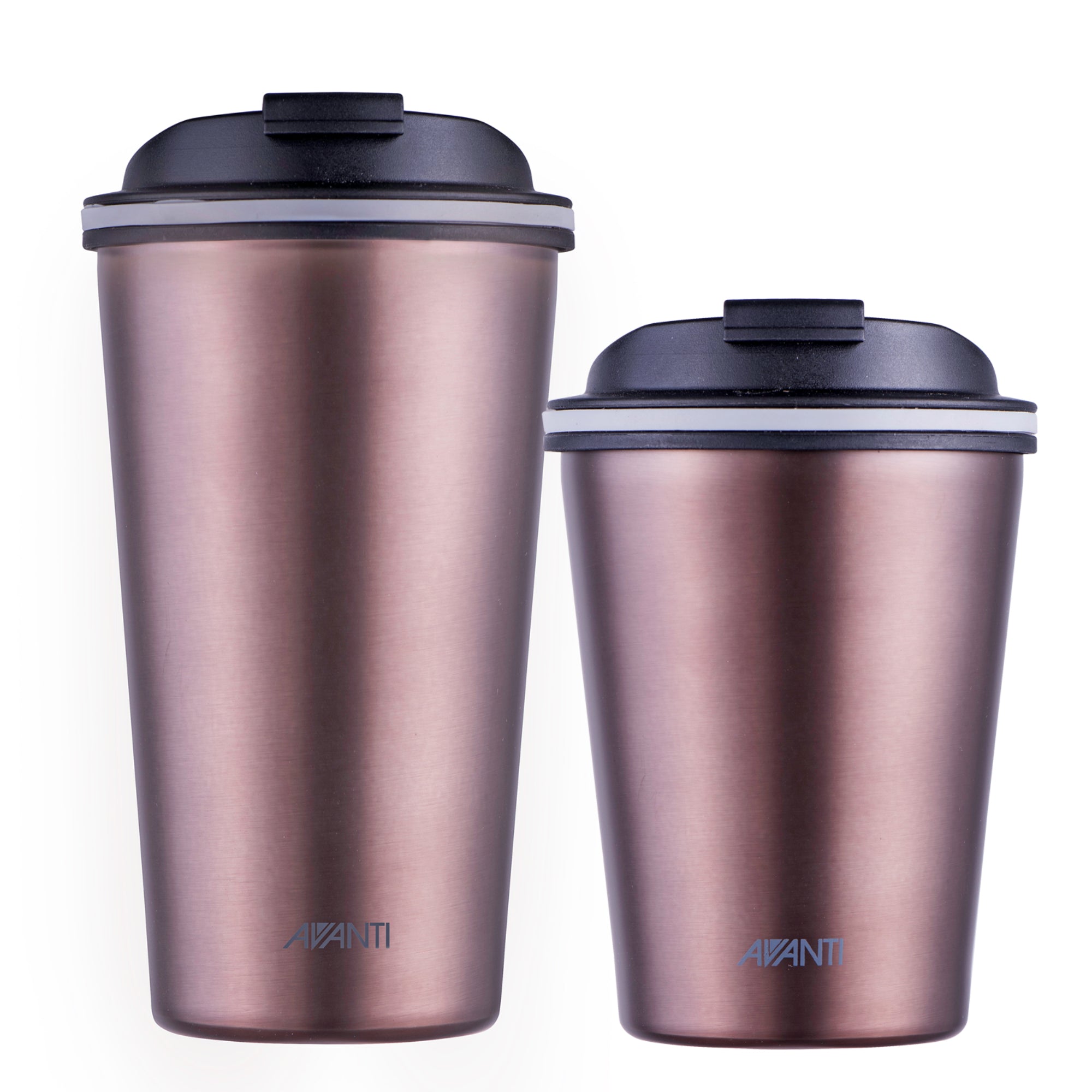 Avanti GOCUP Coffee Cup Pack of 2 Sizes 355ml and 236ml - Rose Gold