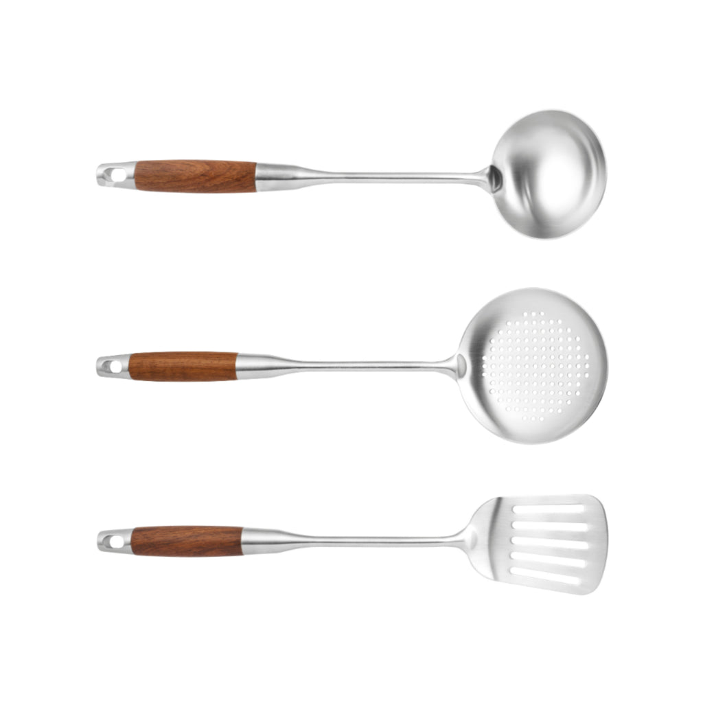 Avanti Oriental Wok 3 Piece Pack - Multi