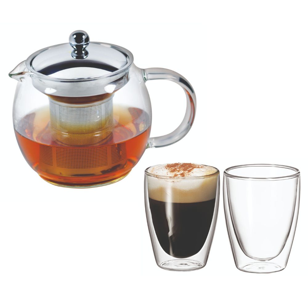 Avanti Coffee & Tea Glassware Starter set