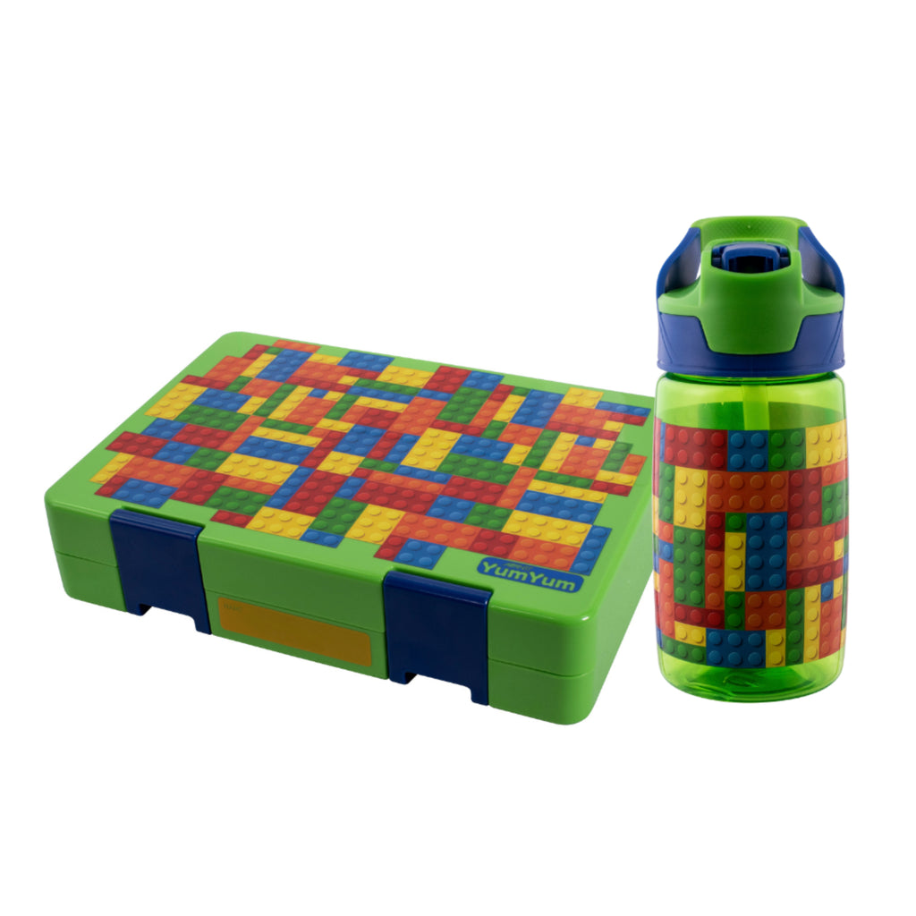 Avanti Yum Yum Bento Box & Flip Top Bottle Set - Multi