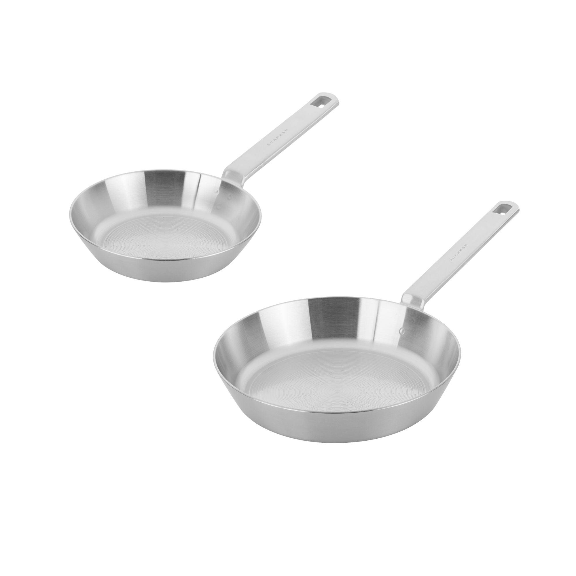 Scanpan Elektra 20cm  & 26cm Fry Pan Set - Silver