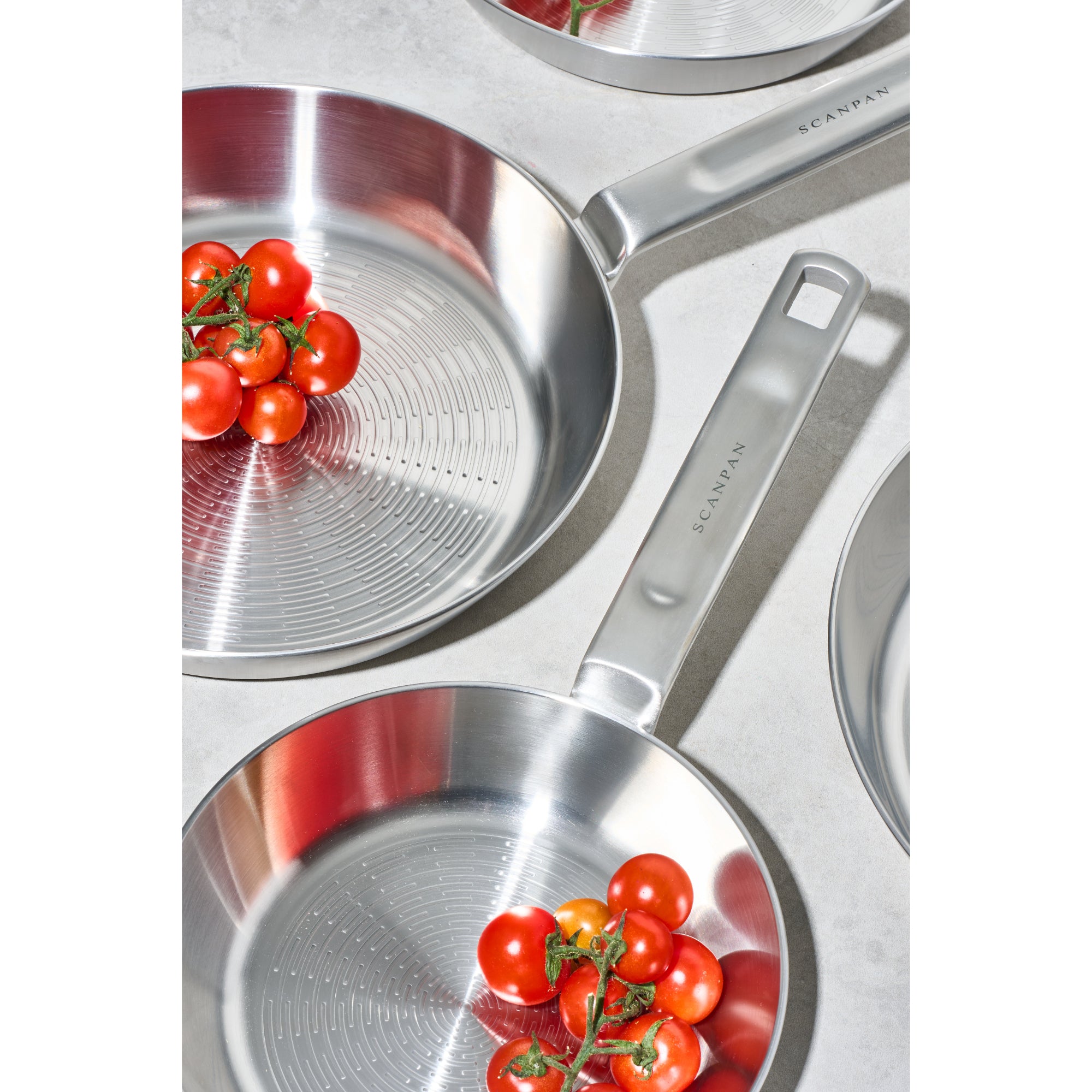Scanpan Elektra 20cm  & 26cm Fry Pan Set - Silver