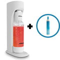 DrinkMate OmniFizz Sparkling Water & Drink Maker with Gas Cylinder - White