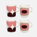 Marimekko Oiva/Harka & Melooni 4 Piece Mug Set - Melooni