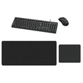 Moki Wired Keyboard & Mouse Office Pack - Black