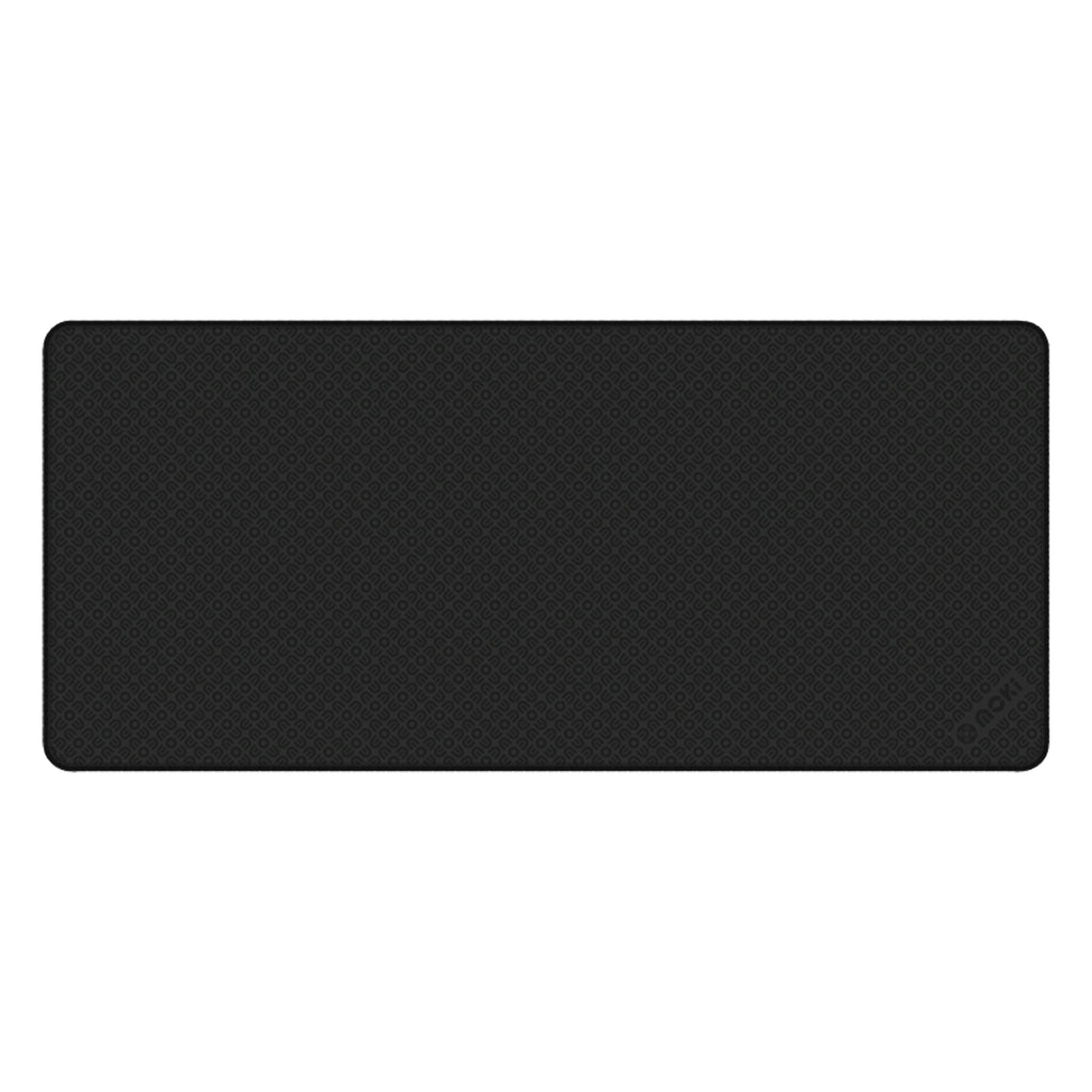 Moki Wired Keyboard & Desk Mat Set - Black