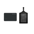 Moki MokiTag Card & Luggage Tag - Black