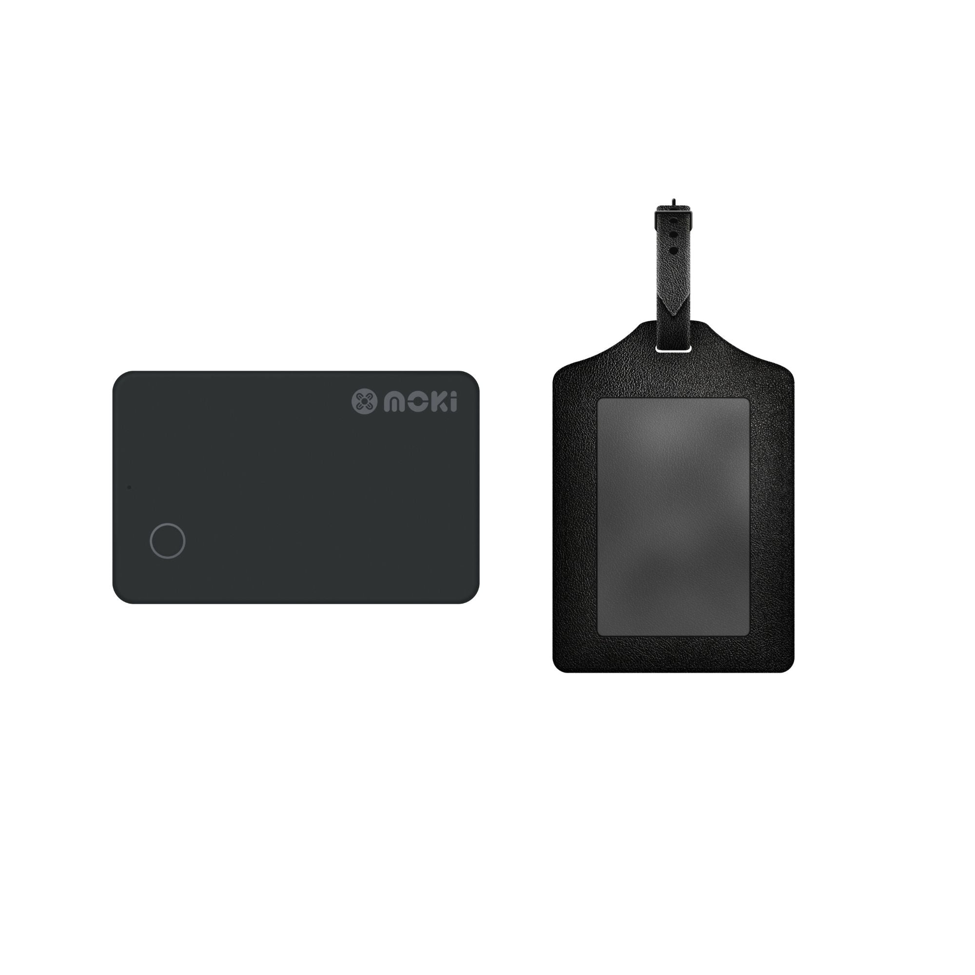 Moki MokiTag Card & Luggage Tag - Black