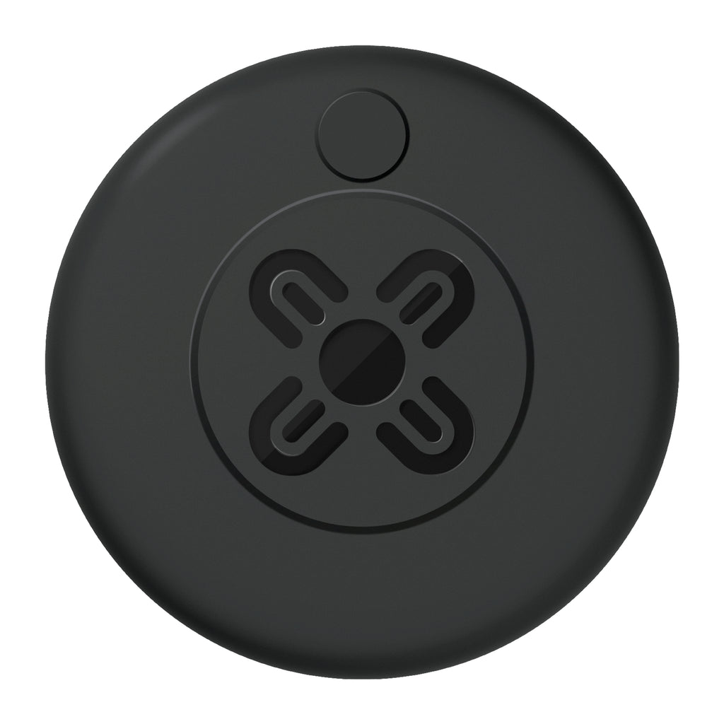 Moki MokiTag & Leather Key Ring - Black