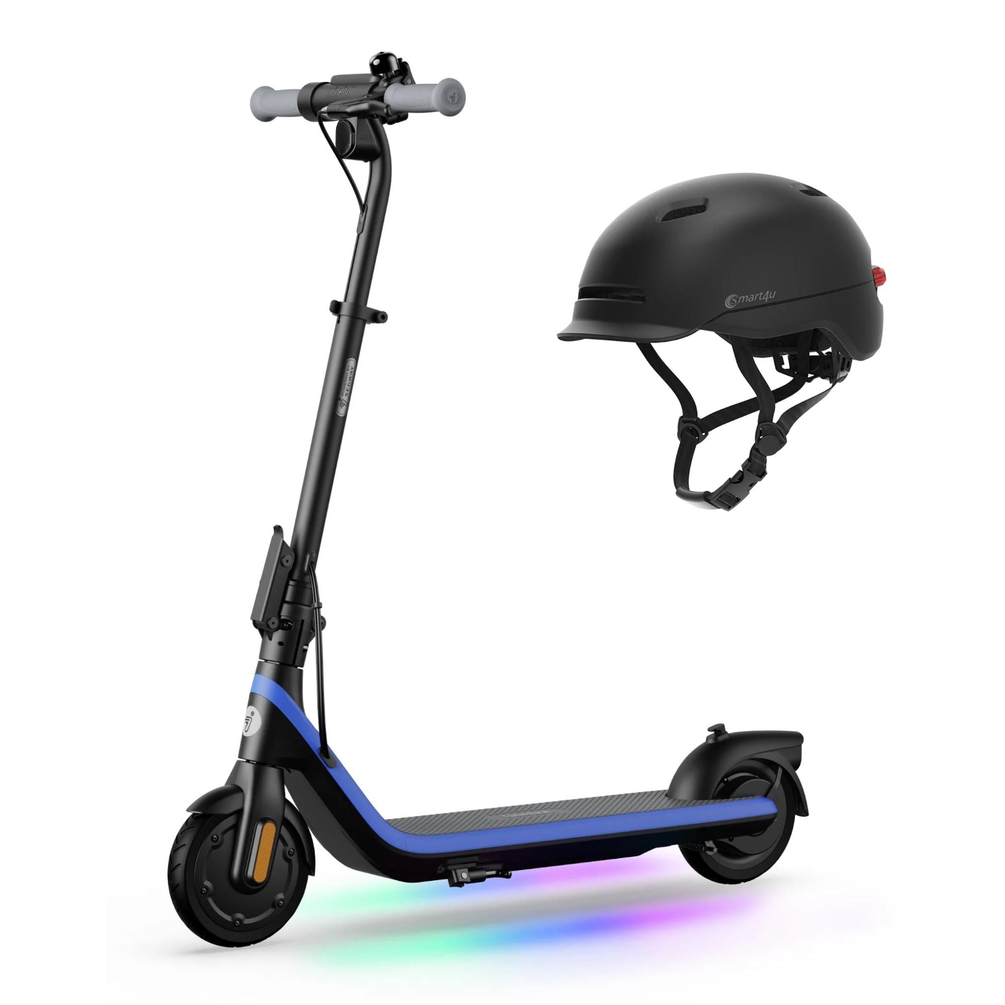 Segway NineBot Electric KickScooter C2 Pro & Medium Smart Urban Helmet - Grey