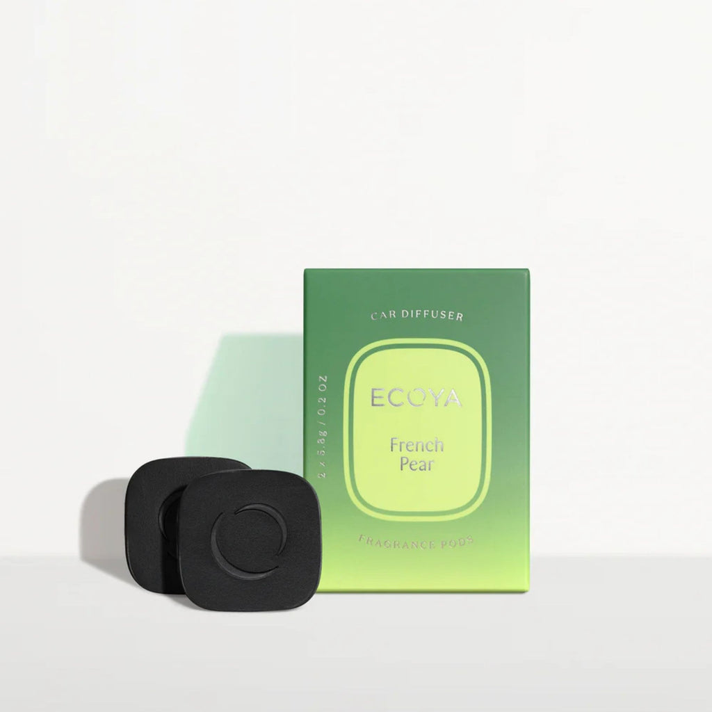 Ecoya Car Diffuser & Fragrance Pods - French Pear