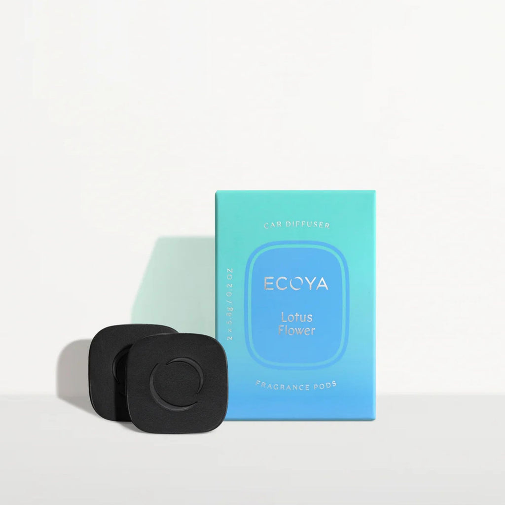 Ecoya Car Diffuser & Fragrance Pods - Lotus Flower
