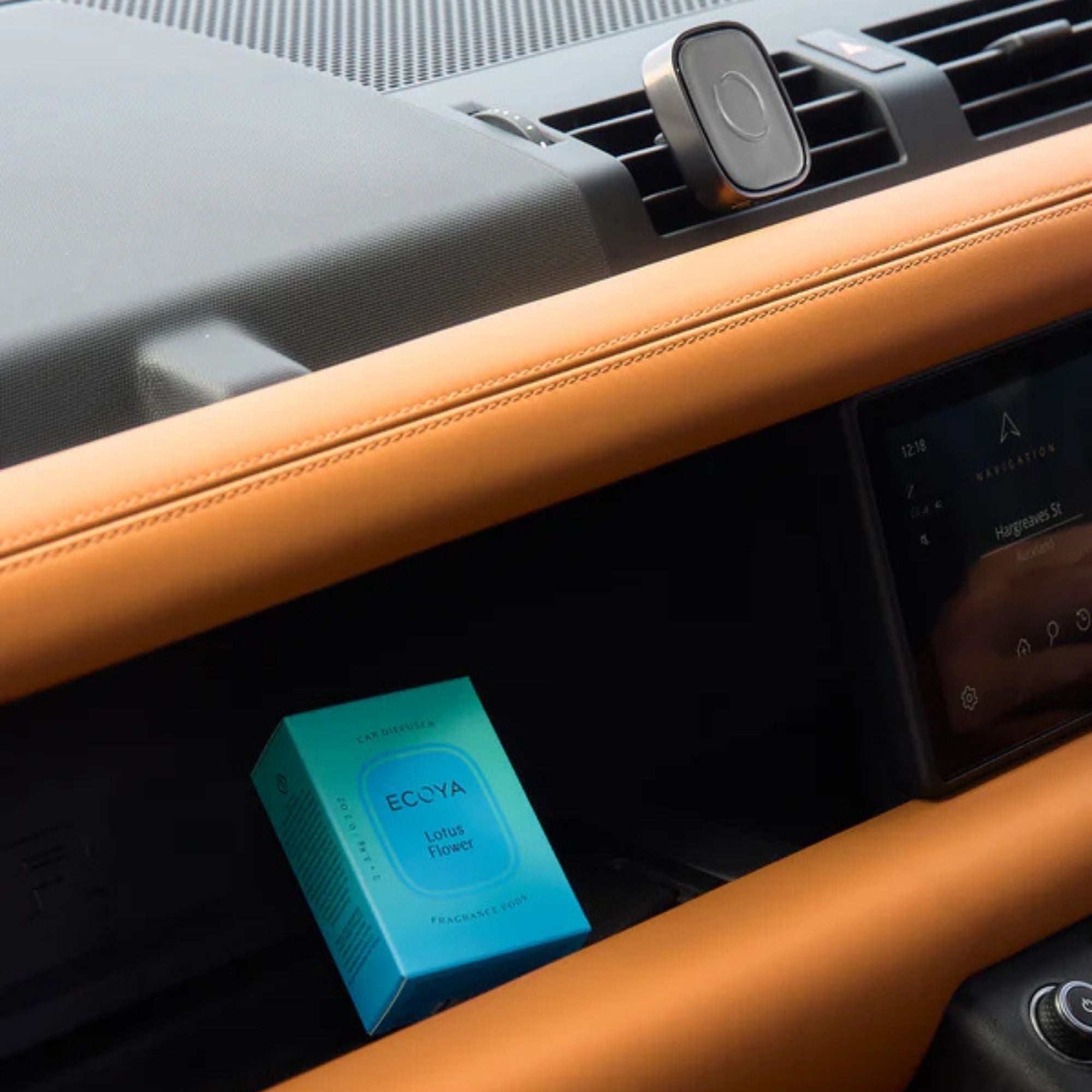 Ecoya Car Diffuser & Fragrance Pods - Lotus Flower