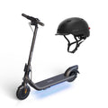 Segway Ninebot Electric KickScooter E2 & Medium Smart Urban Helmet - Black