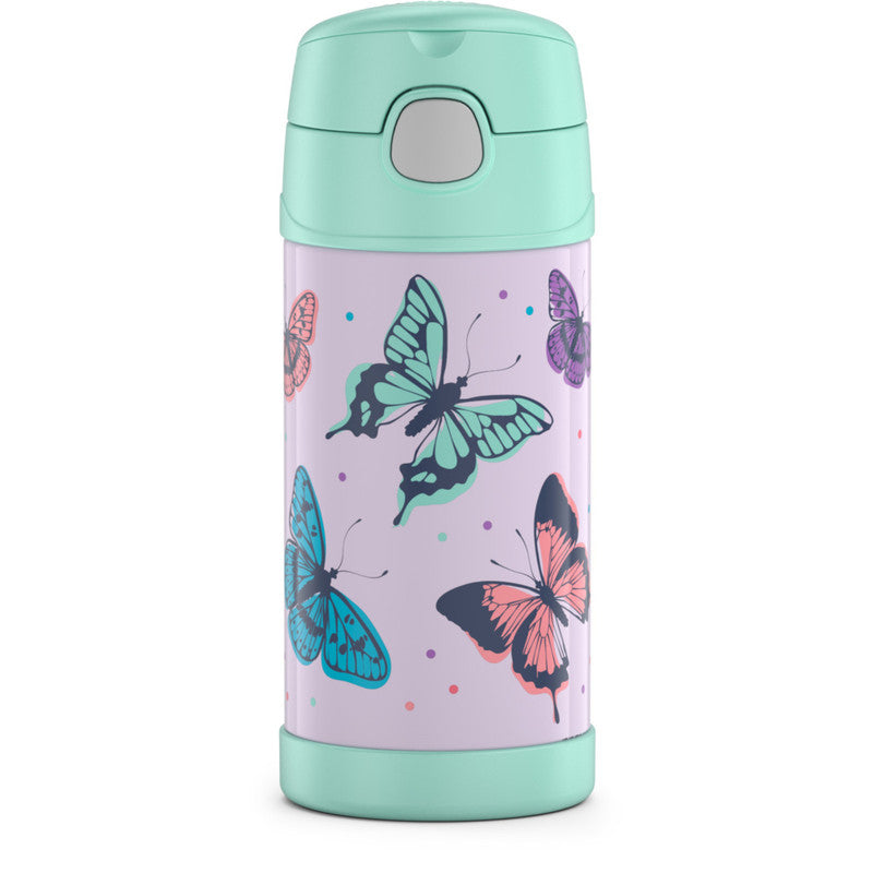 Thermos FUNtainer? Vacuum Insulated Food Jar & Drink Bottle Set - Mint Butterfly