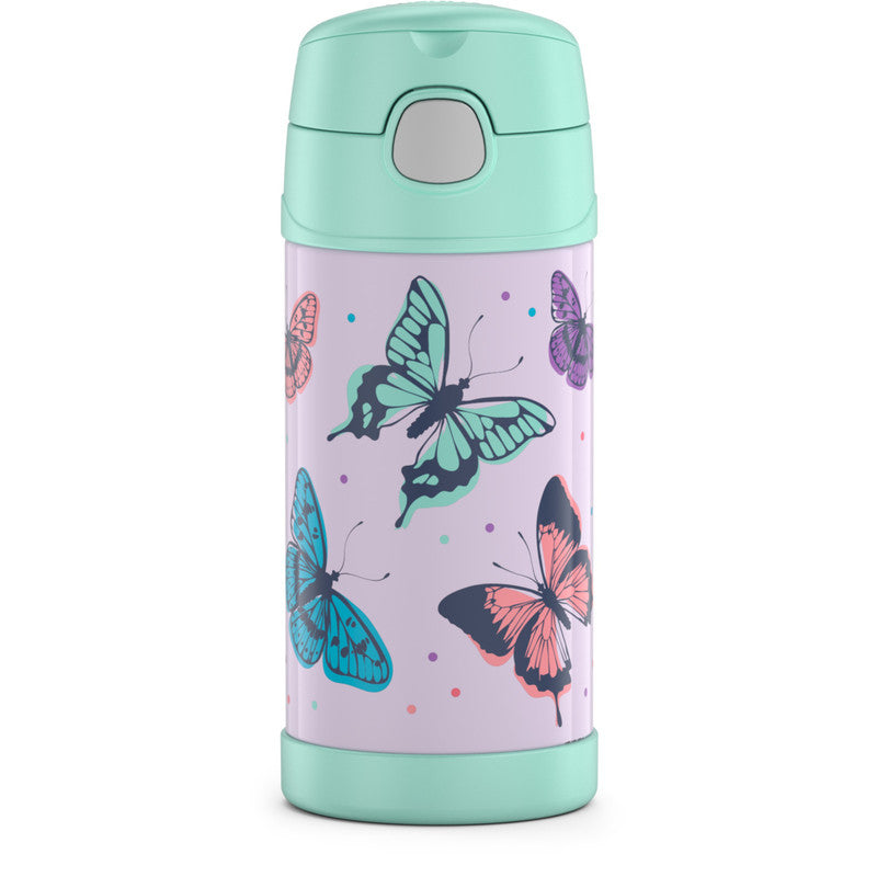 Thermos 355ml FUNtainer� Vacuum Insulated Drink Bottle - Mint Butterfly