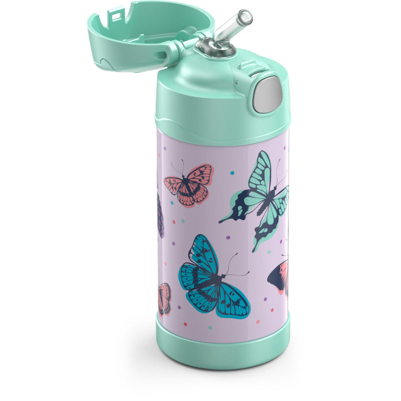 Thermos 355ml FUNtainer� Vacuum Insulated Drink Bottle - Mint Butterfly