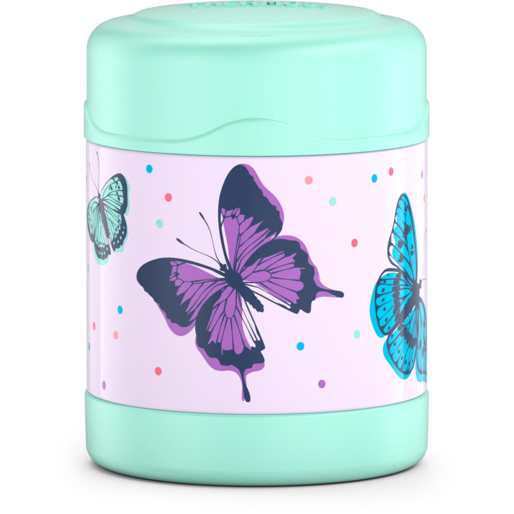 Thermos FUNtainer? Vacuum Insulated Food Jar & Drink Bottle Set - Mint Butterfly