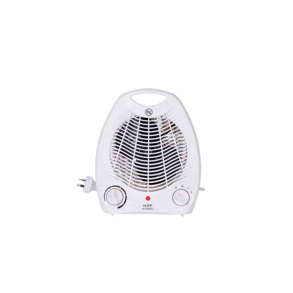 Hoff 2000W Upright Fan Heater Pack of 2