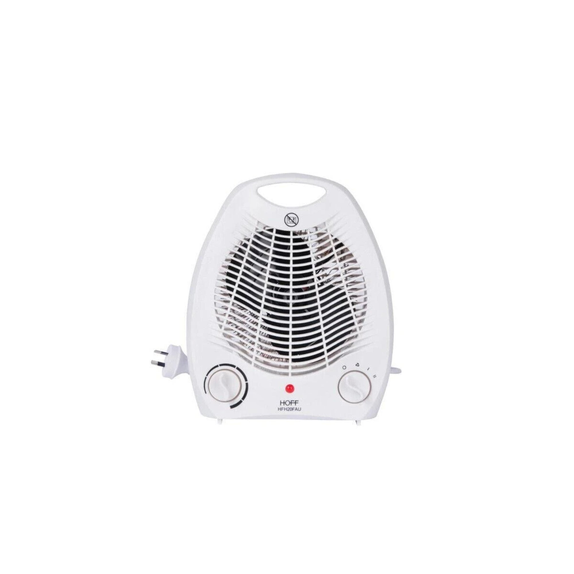 Hoff 2000W Upright Fan Heater Pack of 2